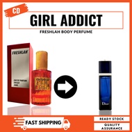 [ CD GIRL ADDICT ] Freshlah Perfume Minyak Wangi Tahan Lama Boleh Bawak Solat Kualiti EDP