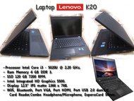 hot promo ! laptop slim lenovo k20 - core i3 gen 5 ram 8gb/ssd 512gb - 8gb/256gb ssd