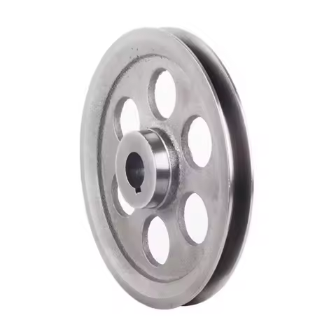 1Pc Dia 150-200mm V-Belt Pulley Hollow Single-Slot A Type Pulley Cast Iron Wheel