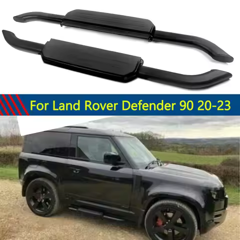 Side Steps Fit For Land Rover Defender 90 L663 2020-2024 Running Boards Sideboards Extension Rocker 
