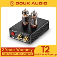 NEW Douk Audio HiFi Vacuum 6J5 Tube MM Phono Preamp Stereo Mini Turntable Phonograph Preamplifier Fo