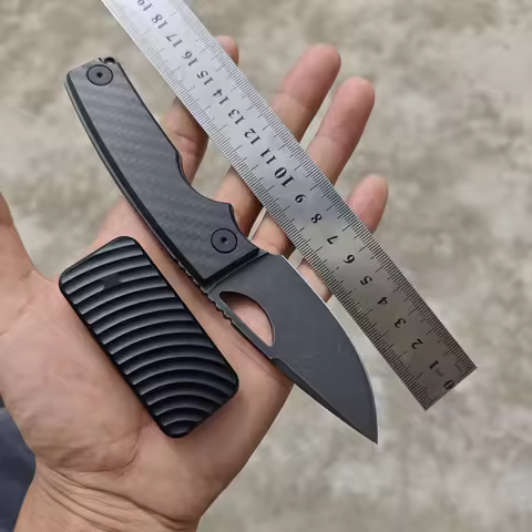 WINTERPUDDING OZ Rose Fixed Blade Knife + 7075-T6 Aluminum Zero Knife