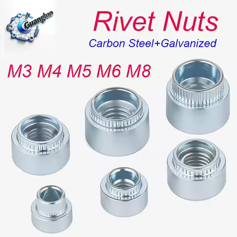 Z-M3 M4 M5 M6 M8 Carbon Steel Riveting Nut Press Riveting Riveting Nut Step embossing Rivet Nut