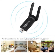 KEBIDU 1200Mbps USB Adapter USB 3.0 Dual Band 5GHz 2.4Ghz 802.11AC RTL8812BU Wifi Adapter Antenna Ne