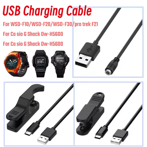 Universal USB Fast Smartwatch Charging Cable for WSD-F10 WSD-F20 WSD-F30 / Ca sio G Shock Dw-H5600 /