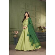 anarkali gown with dupatta