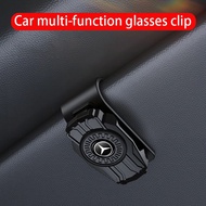 Car sun visor glasses clip ABS material storage bracket for Mercedes-Benz AMG A B C E G W S Class C2