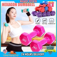 2pcs 1kg/2kg/3kg Dumbell Gym Dumbbell Exercise Fitness Exercise Home Weight Training Workout Neopren