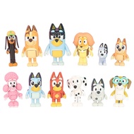 Model Movable Jointed Friend Doll12Puppy Figurines Toys Yijia Car Bingo Figurines Blue CAIN