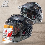INK TERRA 2 BLACK double visor HELMET | Ink tera 2 black gloss | Original