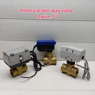 Injap Air Elektrik Automatik | Automatic Electrical Two Way Valve 1 Inch 3 Wired Refrigerant Aircond