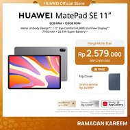 HUAWEI MatePad SE 11" Tablet [6+128GB] | FHD+ Eye Comfort Display  | 7700mAh | Metal Unibody