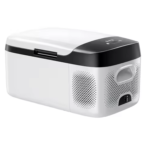 Car Refrigerator, DC 12/24V AC100-240V Compressor Electric Cooler, -4°F to 68°F Car Fridge with APP