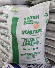 Tateh Aquafeeds Surfer Finisher Tilapia Catfish (Hito) Milkfish (Bangus) Koi Feeds Floating Pellets 