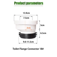 Konektor Flange Offset Toilet Bahan PVC Untuk Perbaikan Urinal