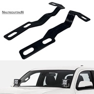 LED Light Pod Metal Hood Mount Bracket Ditch Hood Light Brackets Accessory Kit for 2016-2020