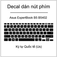 Asus ExpertBook B5 B5402 key button Decal