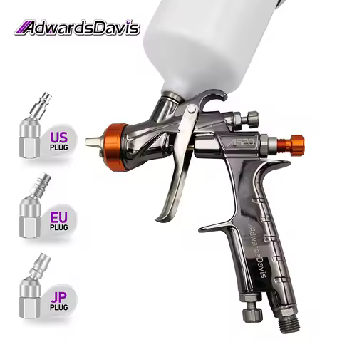 New HVLP High Atomization 1.3mm Gravity Spray Paint Gun Automotive Sheet Metal Furniture Paint Spray