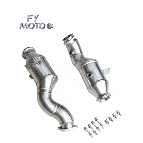 New Exhaust Downpipe For Mercedes Benz GLC43 AMG 3.0T 2017-2019