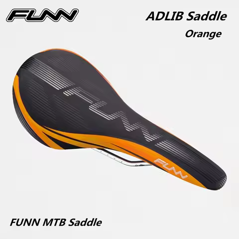 FUNN ADLIB SADDLE Mountain Bike Saddle, Super Light, DH Enduro, XC AM Trail Riding, CR-MO Rail Bicyc