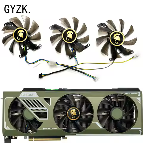 New For MANLI GeForce RTX4070ti 12GB GALLARDO OC Graphics Card Replacement Fan T129215SU