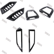 ZR For Carbon Fiber Car A/C Air Outlet Vent Cover Trim Decor Frame for Subaru XV Crosstrek Impreza 2018-2021 Accessories, 6Pcs