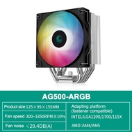 DEEPCOOL Quạt Tản Nhiệt CPU GAMMAXX AG500 V5 ARGB 5 Ống Dẫn Nhiệt Quạt Tản Nhiệt Làm Mát Bằng Không