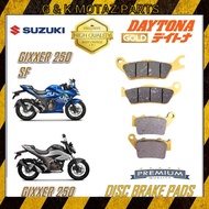 SUZUKI DISC BRAKE PADS  GIXXER 250 GIXXER 250 SF GOLD QUALITY