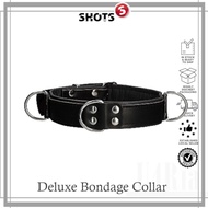 Shots Ouch! Deluxe Bondage Collar Black