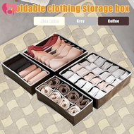 4Pcs Underwear Drawer Organizers Foldable Clothes Drawer Dividers Large Fabric Wardrobe Draw Organiz