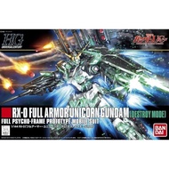 Bandai Gundam High Grade hg 1/144 Unicorn Full Armor Destroy Mode - HGUC RX-0