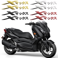 1 Set of 2 Pcs 3D Stereoscopic Yamaha XMAX Japanese Soft Rubber Sticker Waterproof Decal Motorcycle Decoration Accessories