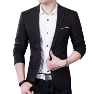 Bộ Com Lê Nam Dáng Ôm Trang Trọng Một Nút Thời Trang Áo Khoác Blazer Công Sở Áo Khoác