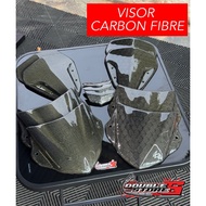 Part NVX Y16ZR LC V8 Carbon Fibre Twill Carbon Honeycomb Visor Cap Y16 V1 Y16ZR Carbon Fiber NVX155 