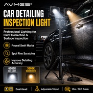 Car Detailing Work Light Dual LED Floodlight Polish Paint Inspection Lamp Detailing Light Set (Twin 