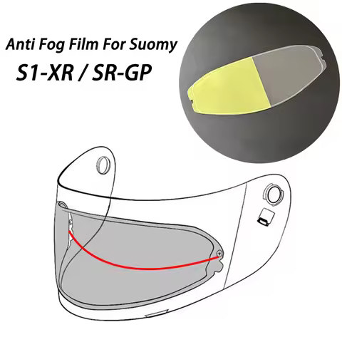 Motorcycle Helmet Visor Anti Fog Film For Suomy S1-XR SR-GP Visor Clear Anti-Fog