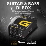 G-MARK | Direct Box G-MARK DI2.2 DI Direct Box Two-Channel Passive Direct Box for Keyboard Acoustic 