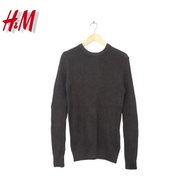 H&M Dark Army Thick Knit Sweater (CODE: B42 -25)