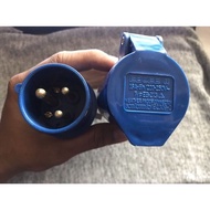 3-pin 16A industrial socket plug