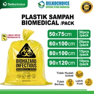 Biomedic BioHazard Yellow Trash Bag Yellow DELKOCHOICE