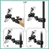 CRE Super Clamp Phone Mount Bike Handlebars Phone Mount Clamp with  Head for 4 5 to 7 Inch Phones an