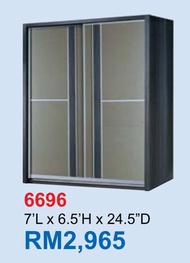 (7X6.5) and 7x7 x 7x8 & 7x9ft SLIDING DOOR WARDROBE( AntyJump Door)