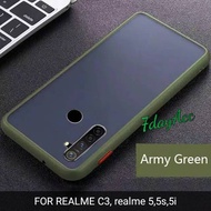 HARDCASE REALME C3 , 5 , 5 , 5i BUMPER SILICONE AERO CASE TRANSPARENT ANTI-SHOCK