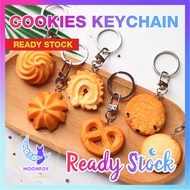 6 design 🍪🥨 Danish Butter Cookies Keychain Creative Cute Style Biscuit