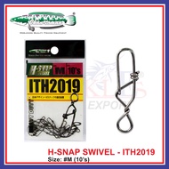 Ikan Toman H-Snap Swivel ITH 2019(M size) Fishing Accesories Swivel Snap Fishing Swivel
