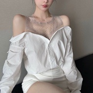 Diamond Shirt White Decoration