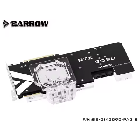 Barrow 3090 GPU Custom Water Cooling Block For Gigabyte AORUS RTX 3090 3080 XTREME Full Cover With B