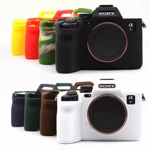 A7R V IV Rubber Silicon Case Body Cover Protector Skin for Sony A7R5 A7R4 / ILCE 7RM4 ILCE-7RM4 A7R4