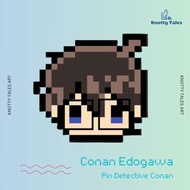 Conan Edogawa Pin Button Emblem Detective Conan Anime Merchandise HandmadePIXEL