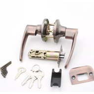 NEXA LEVER DOOR SET ENTRANCE Lever Wave Handle Door Knob Set (3 KEYS INCLUDED)
